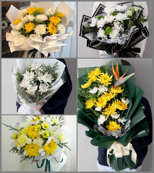 安徽六安市金寨县白事花束代送